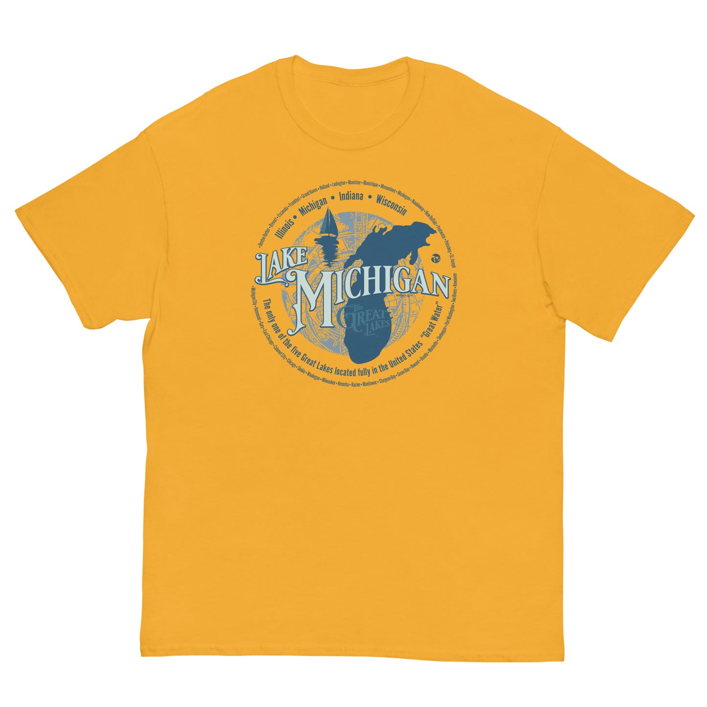 Lake Michigan Men's classic tee