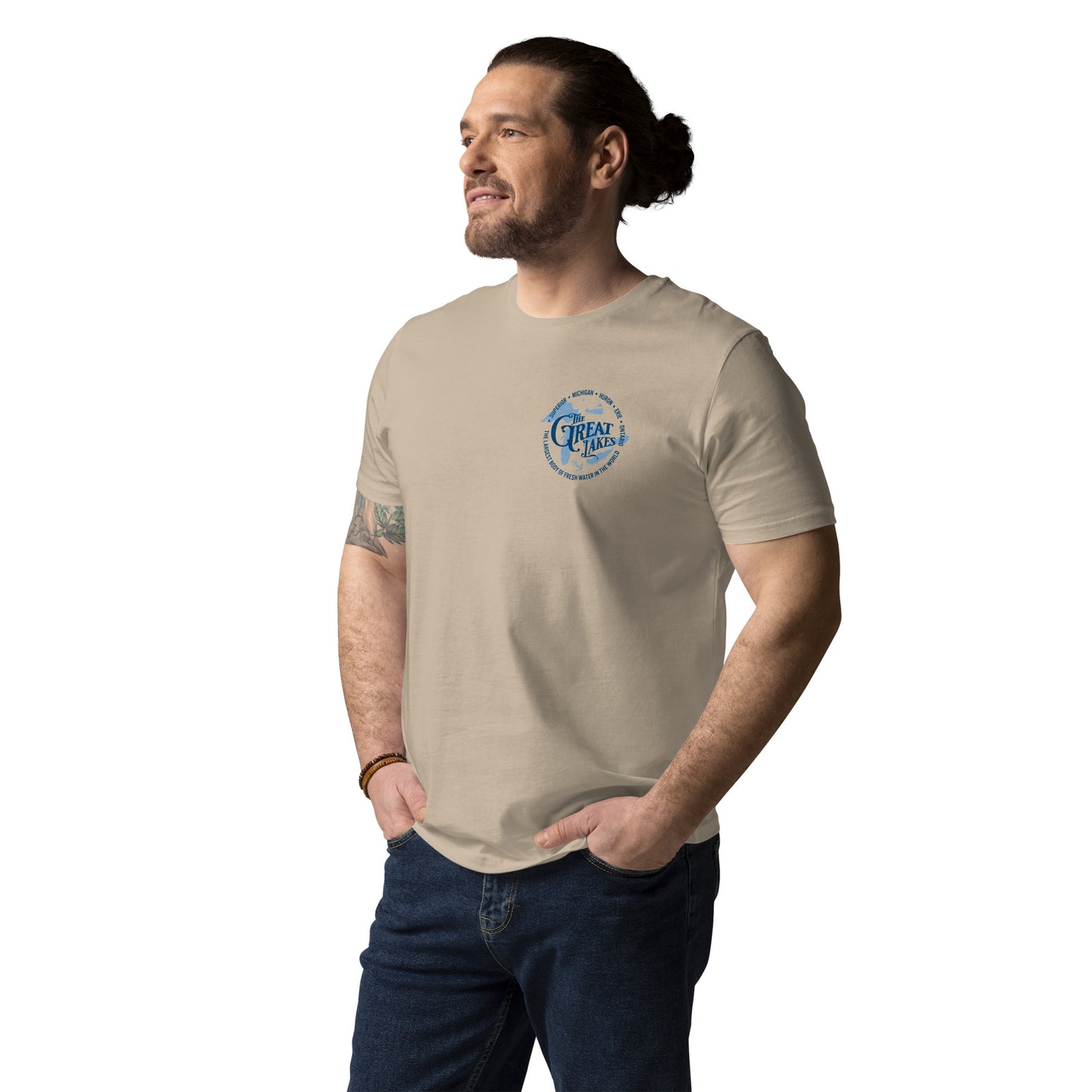 The Great Lakes Unisex organic cotton t-shirt