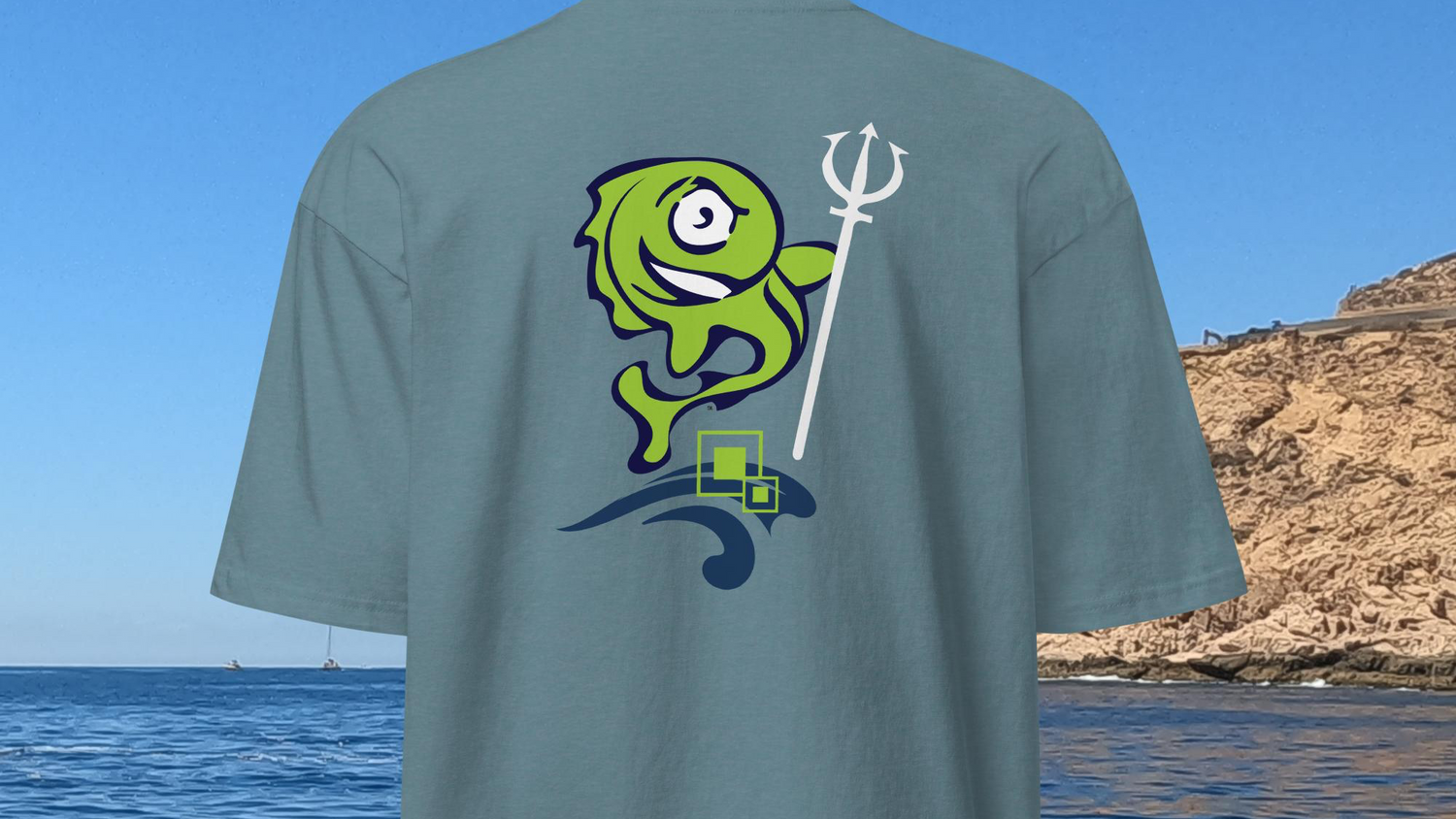 Salty Shirts™ Art & Design Logo Dancing Fish