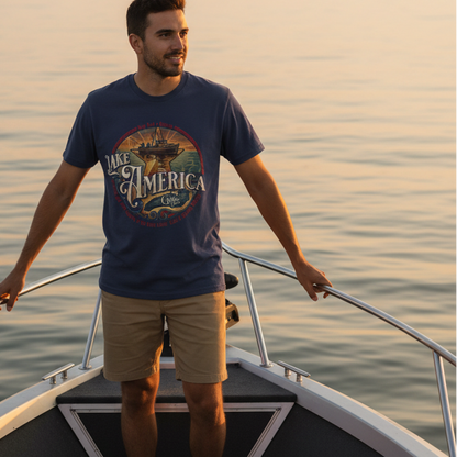 Lake America Crest Tee