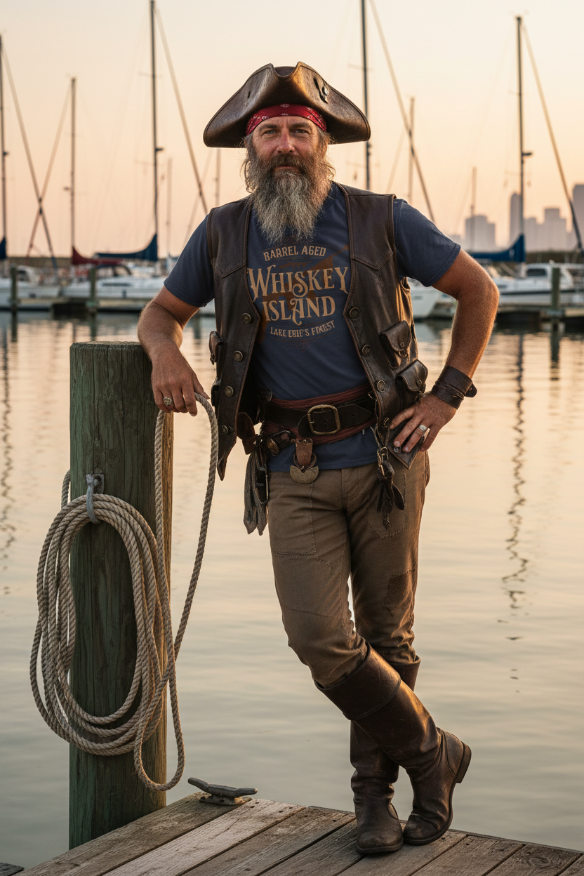 Whiskey Island Barrel Aged Tee | Lake Erie's Finest