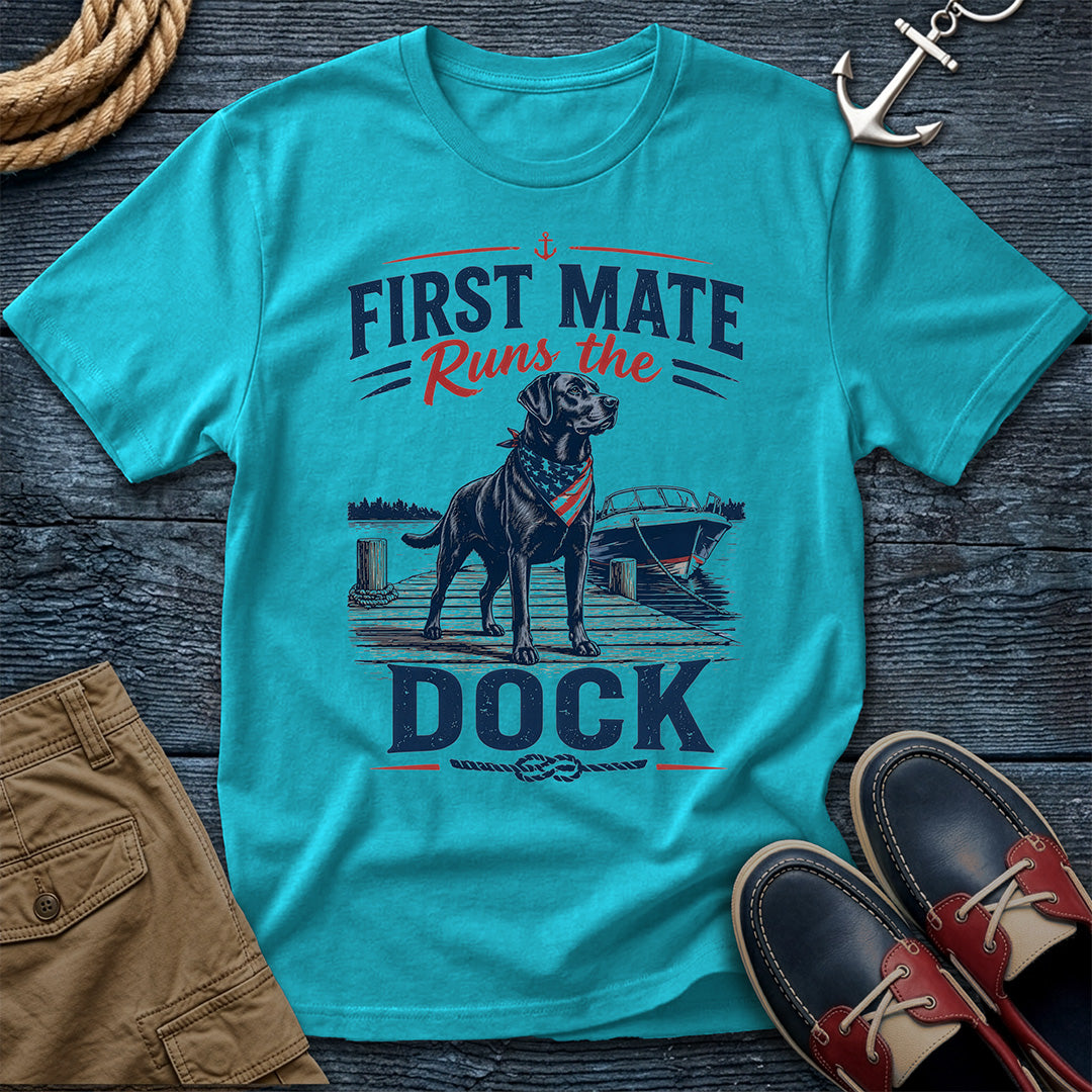 First Mate Runs the Dock T-Shirt