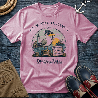 Kick The Halibut — Seagull Trending Sardines Shirt