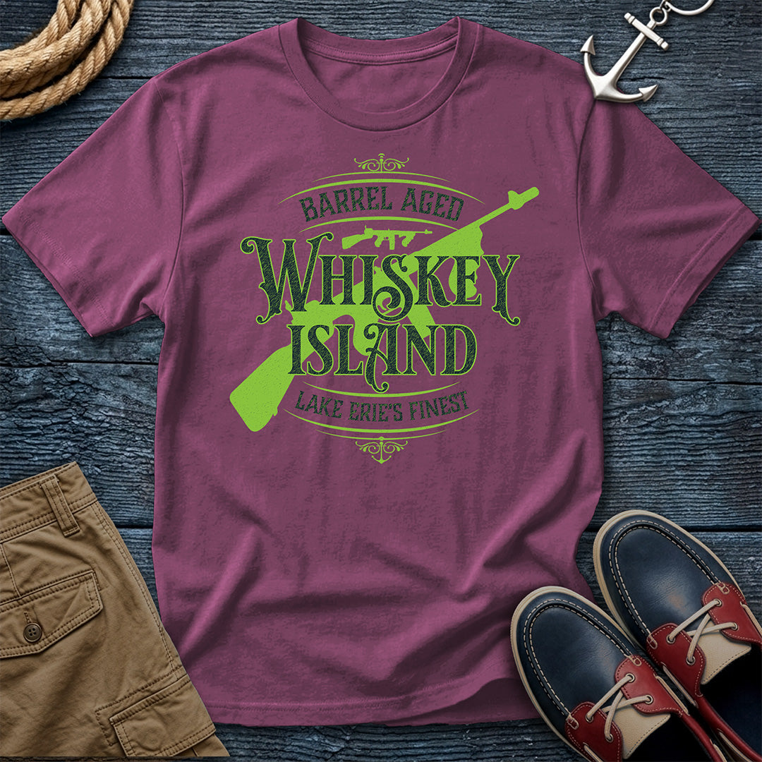 Whiskey Island Barrel Aged Tee | Lake Erie's Finest