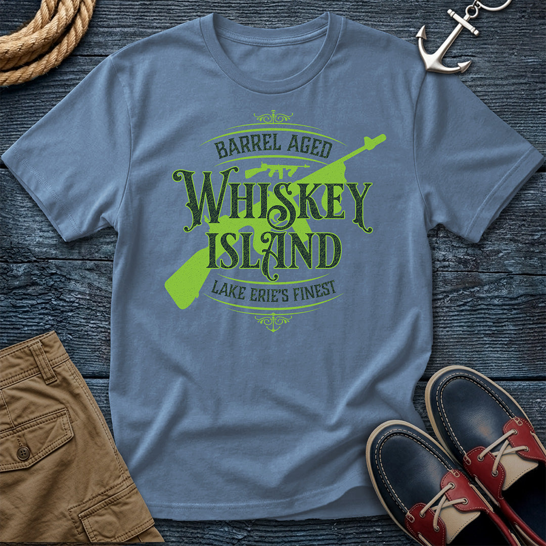 Whiskey Island Barrel Aged Tee | Lake Erie's Finest