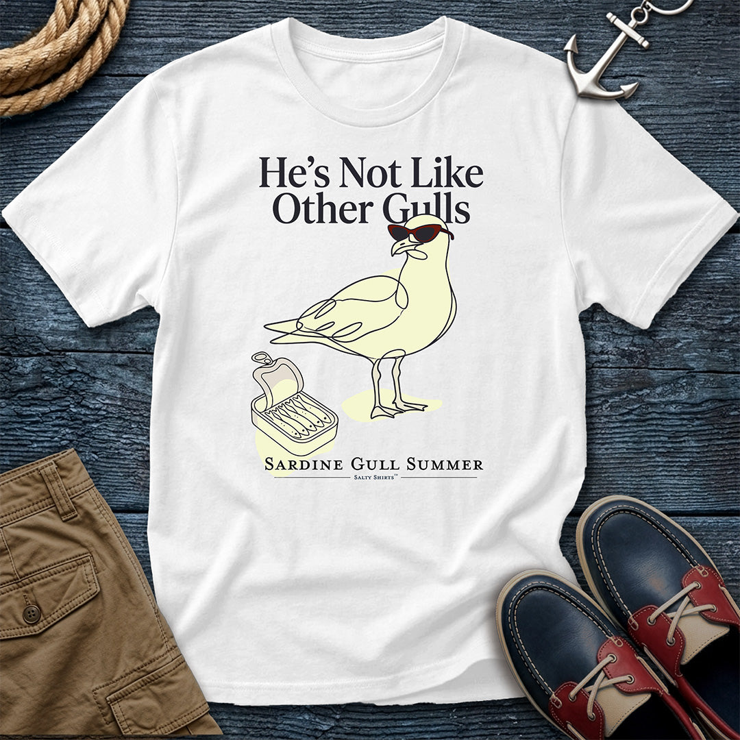 He's Not Like Other Gulls – Sardine Gull Summer Tee