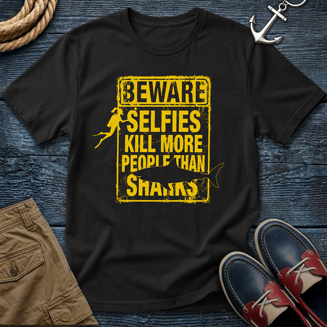 Sharks vs Selfies T-Shirt