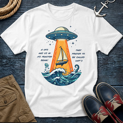 UFO Sailboat Abduction Tee