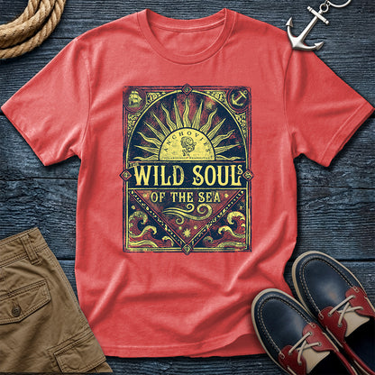 Wild Souls of the Sea Anchovies Graphic Tee – Bright Salmon | Comfort Colors 1717