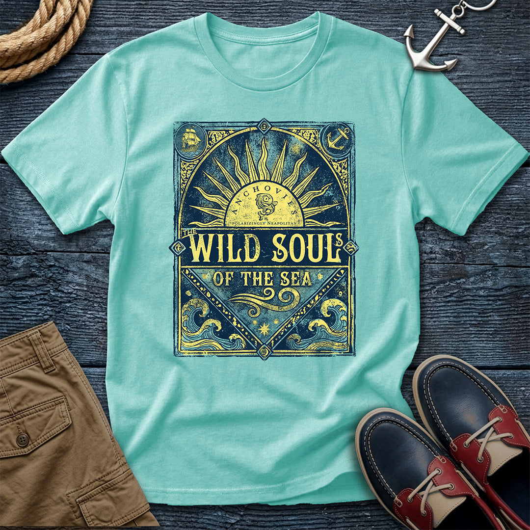 Wild Souls of the Sea Anchovies Graphic Tee – Chalky Mint | Comfort Colors 1717
