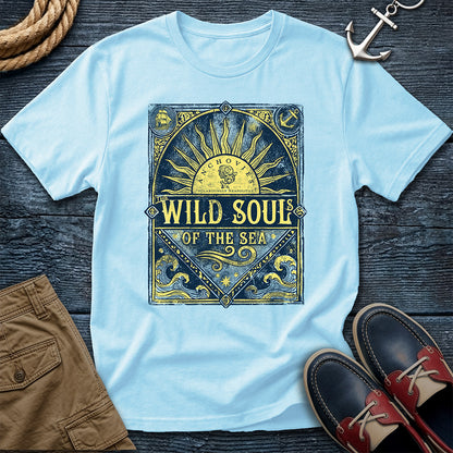 Wild Souls of the Sea Anchovies Graphic Tee – Chambray | Comfort Colors 1717