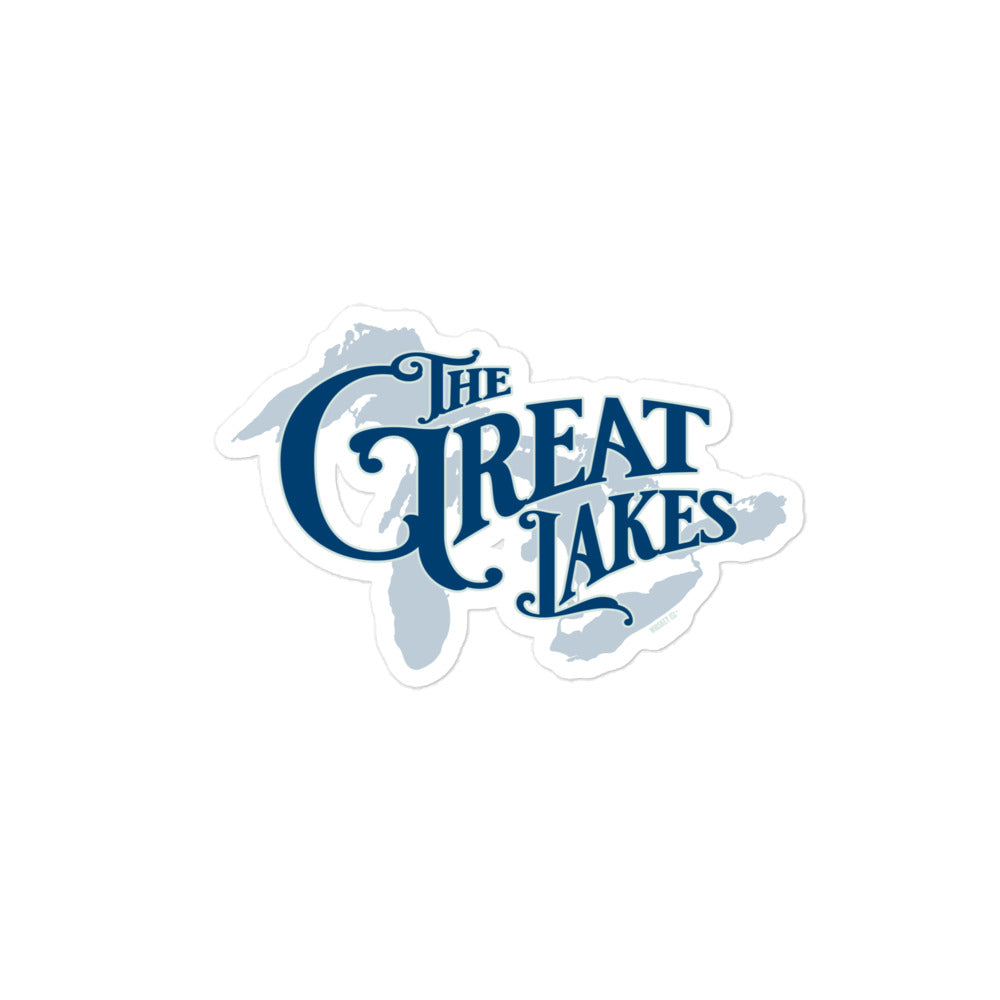 The Great Lakes: Bubble-free stickers