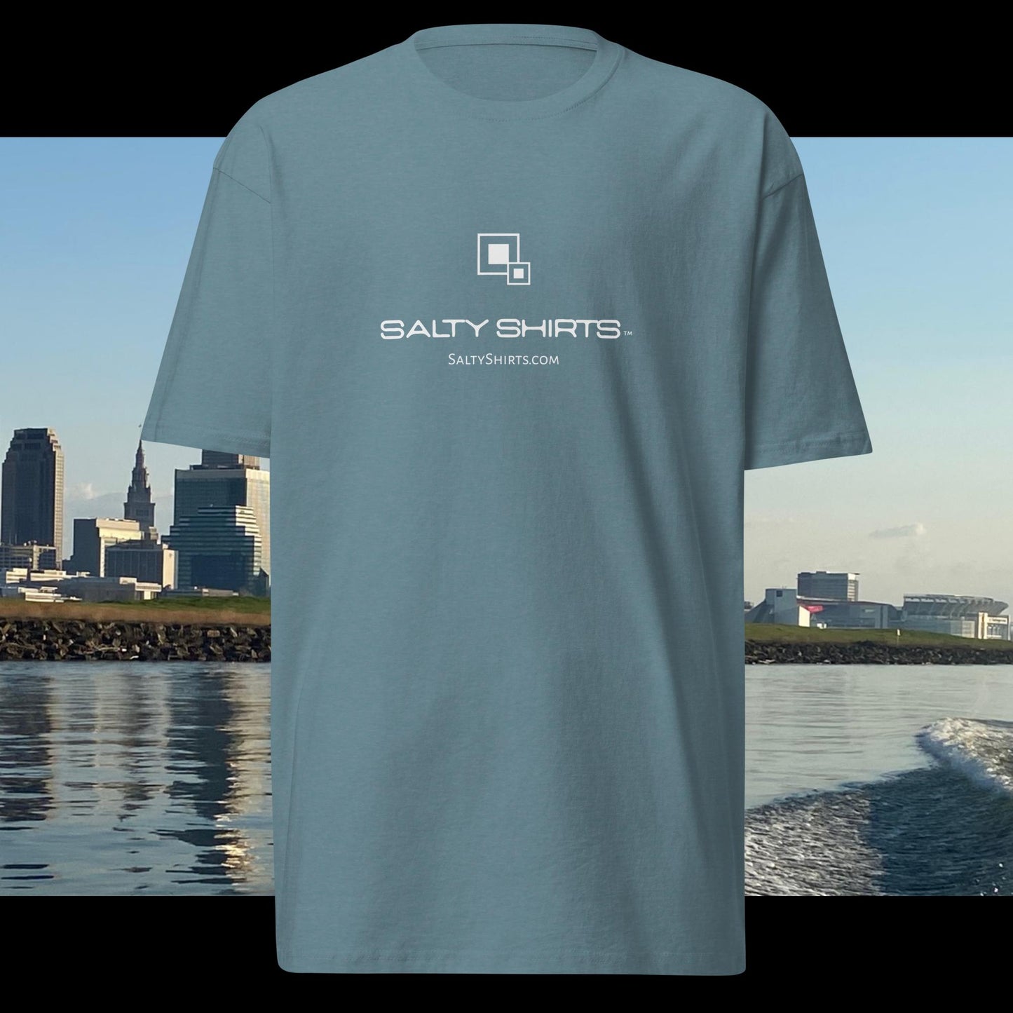 Walleye: Men’s premium heavyweight tee