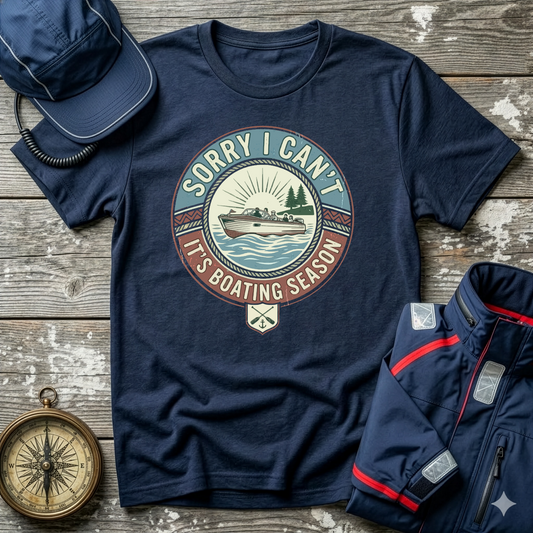 Sorry Boating Season T-Shirt