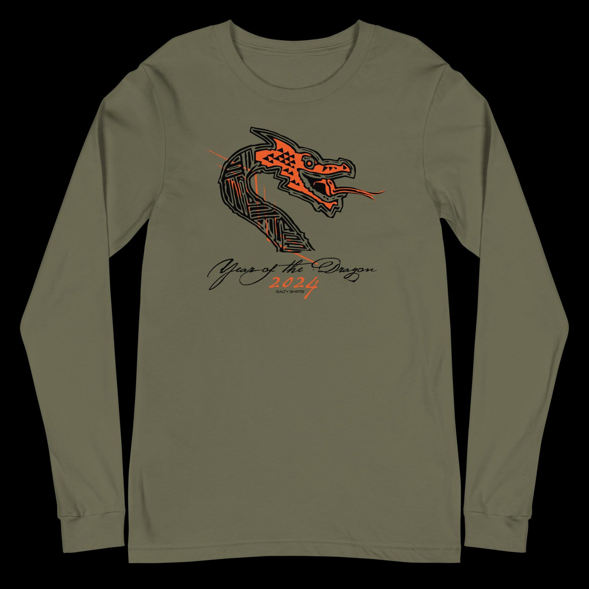 Year of the Dragon Long Sleeve T-shirt Green