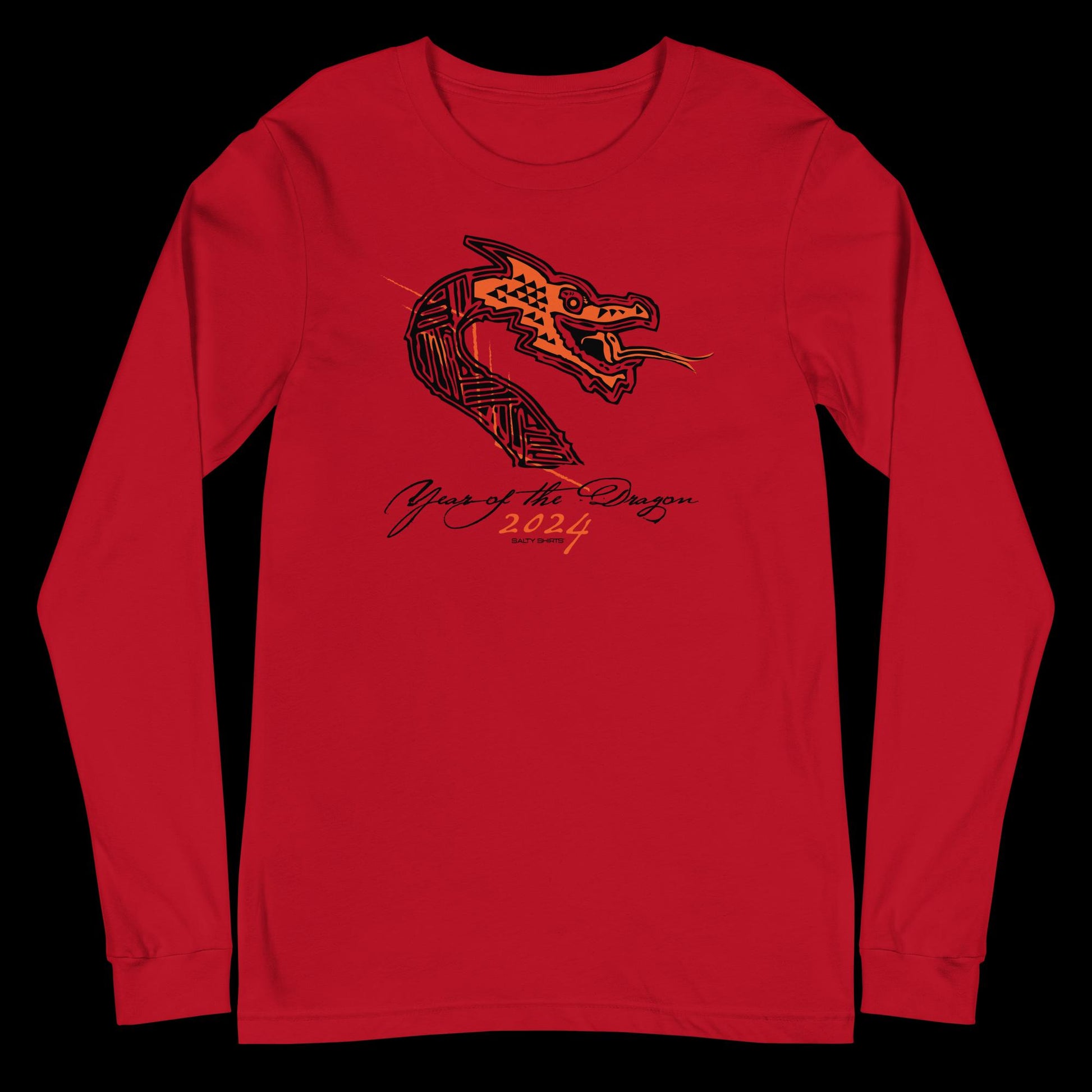 Year of the Dragon Long Sleeve T-shirt Red