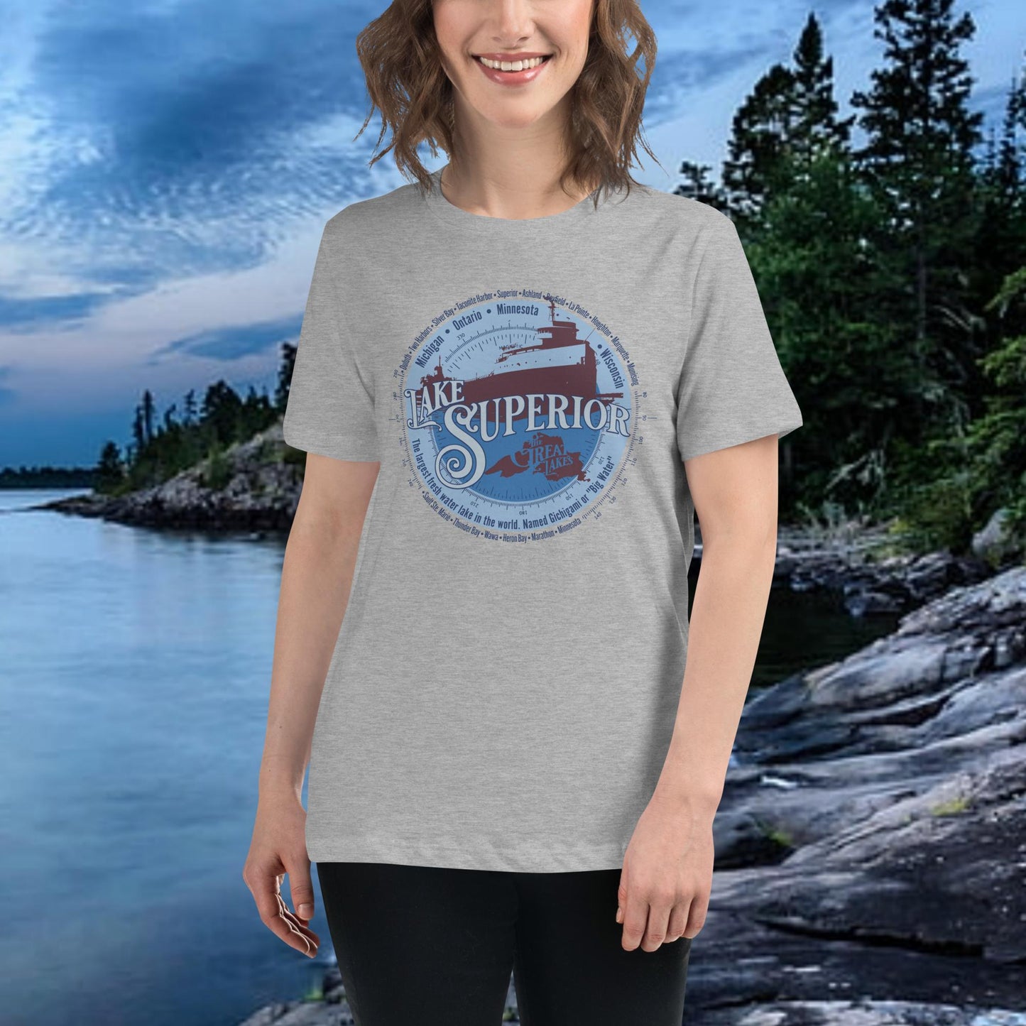 Lake Superior Women's Relaxed T-Shirt