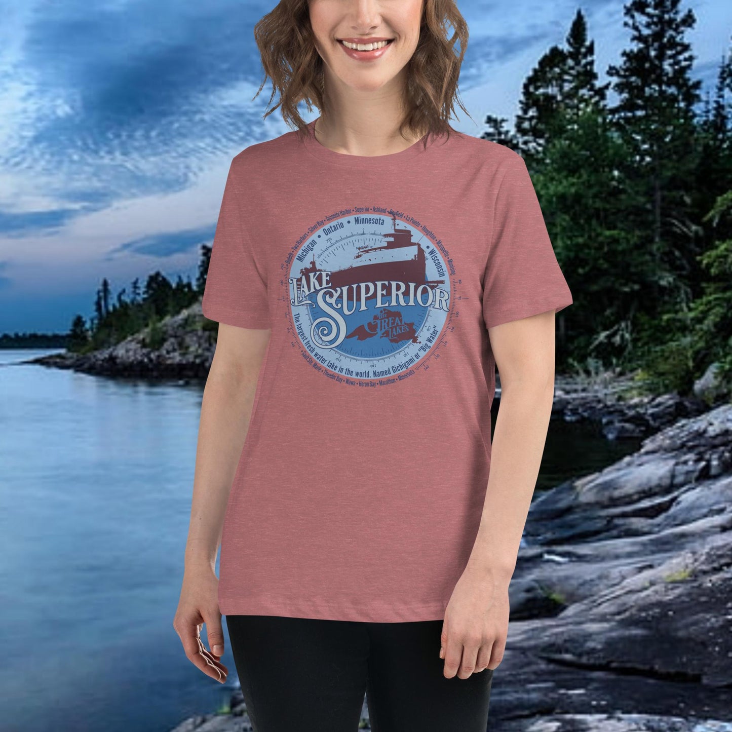 Lake Superior Women's Relaxed T-Shirt