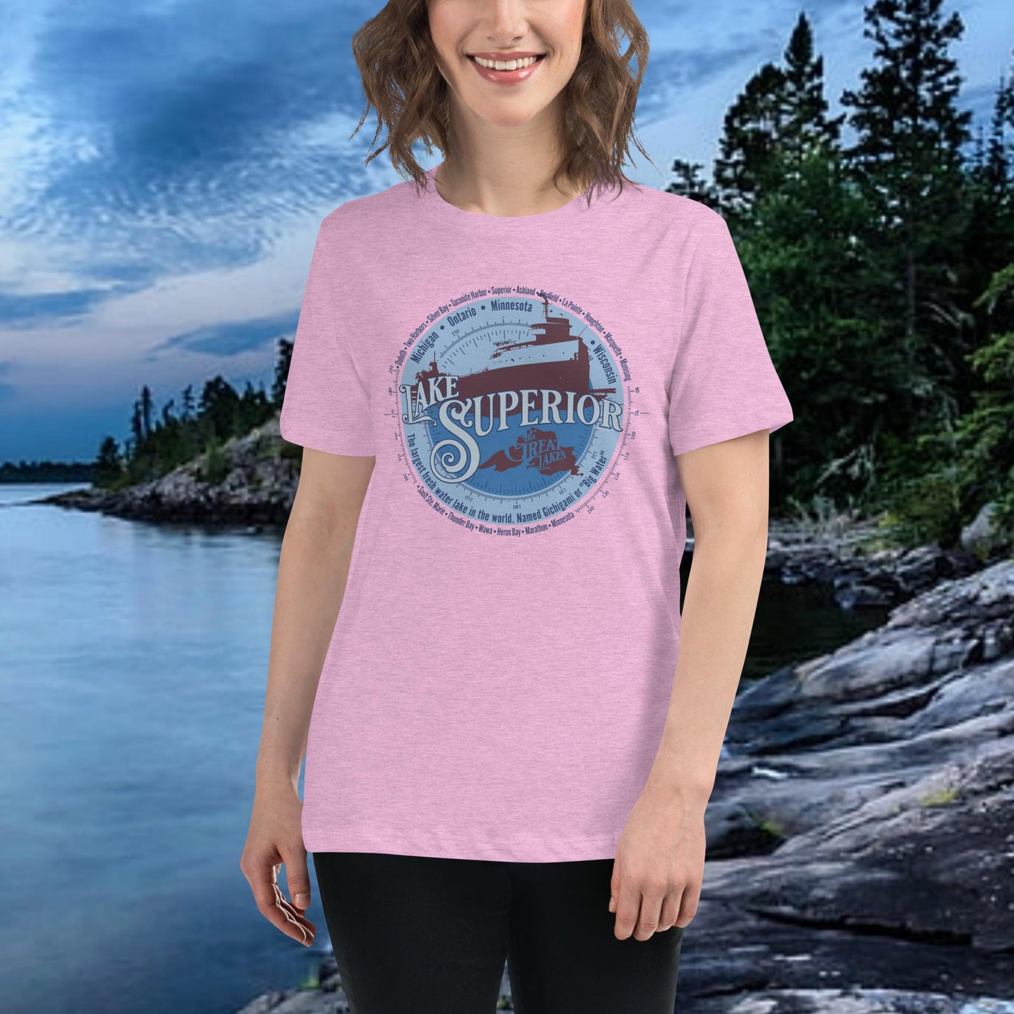 Lake Superior Women's Relaxed T-Shirt