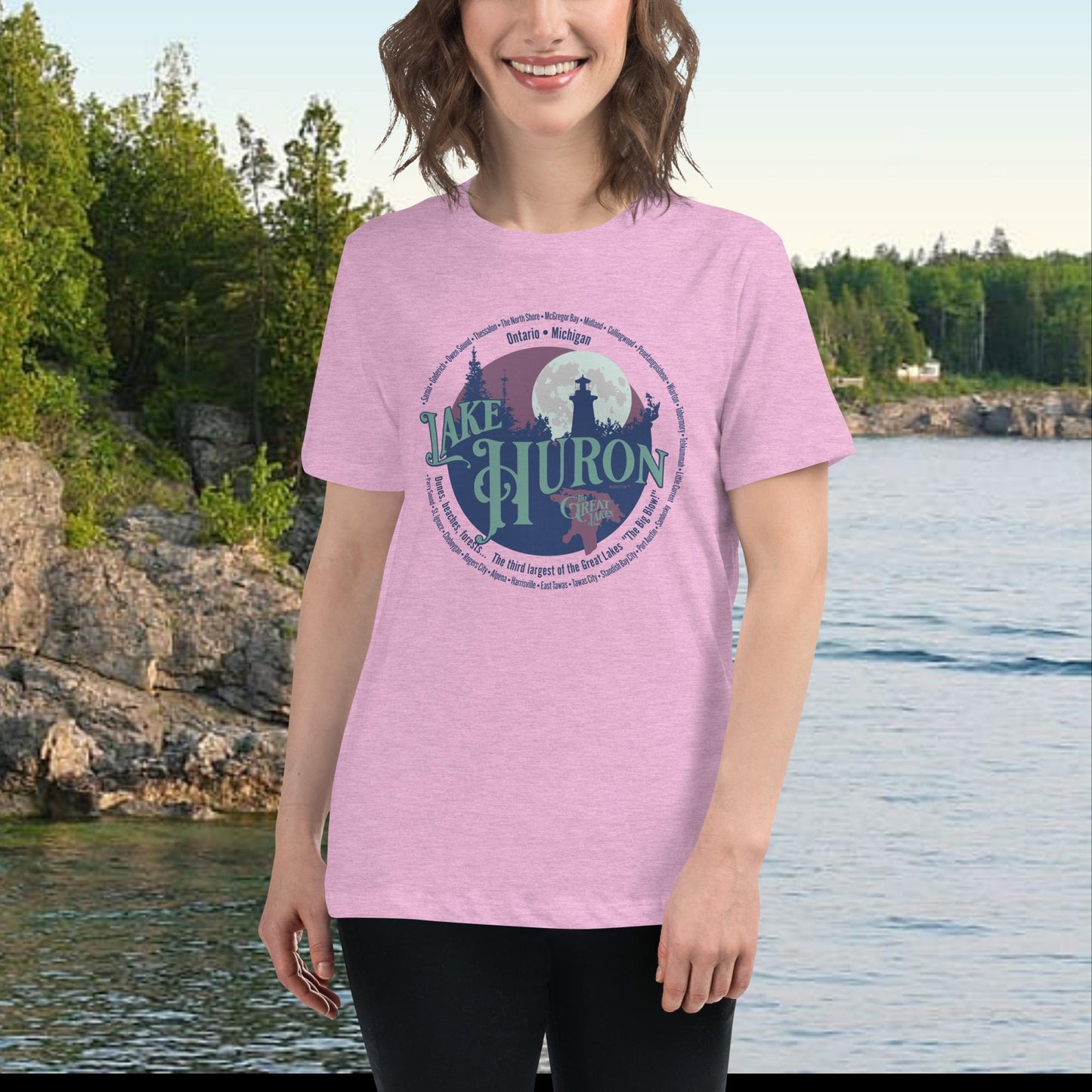 Lake Huron Women's Relaxed T-Shirt