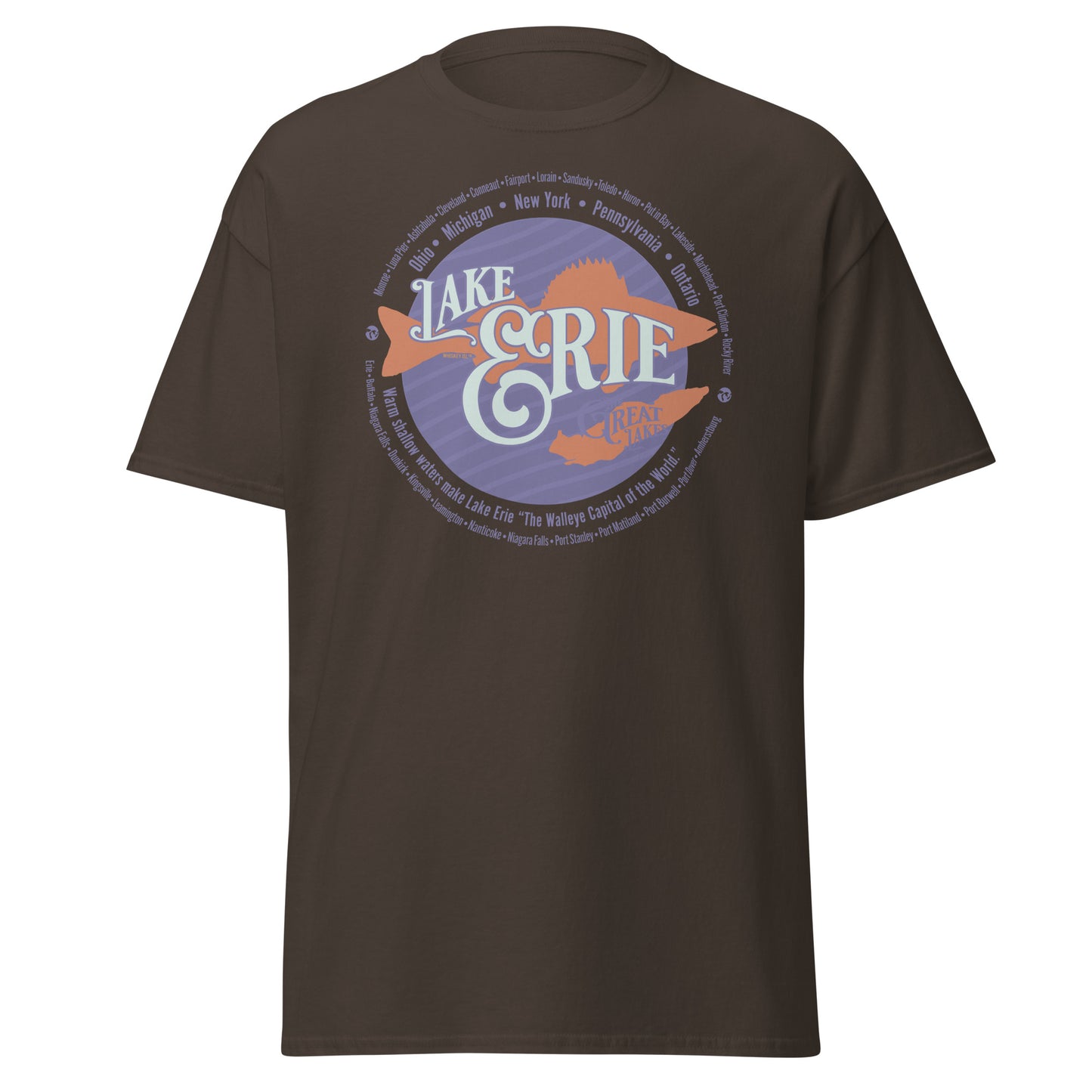 Lake Erie Walleye Capital of the World Men's classic tee