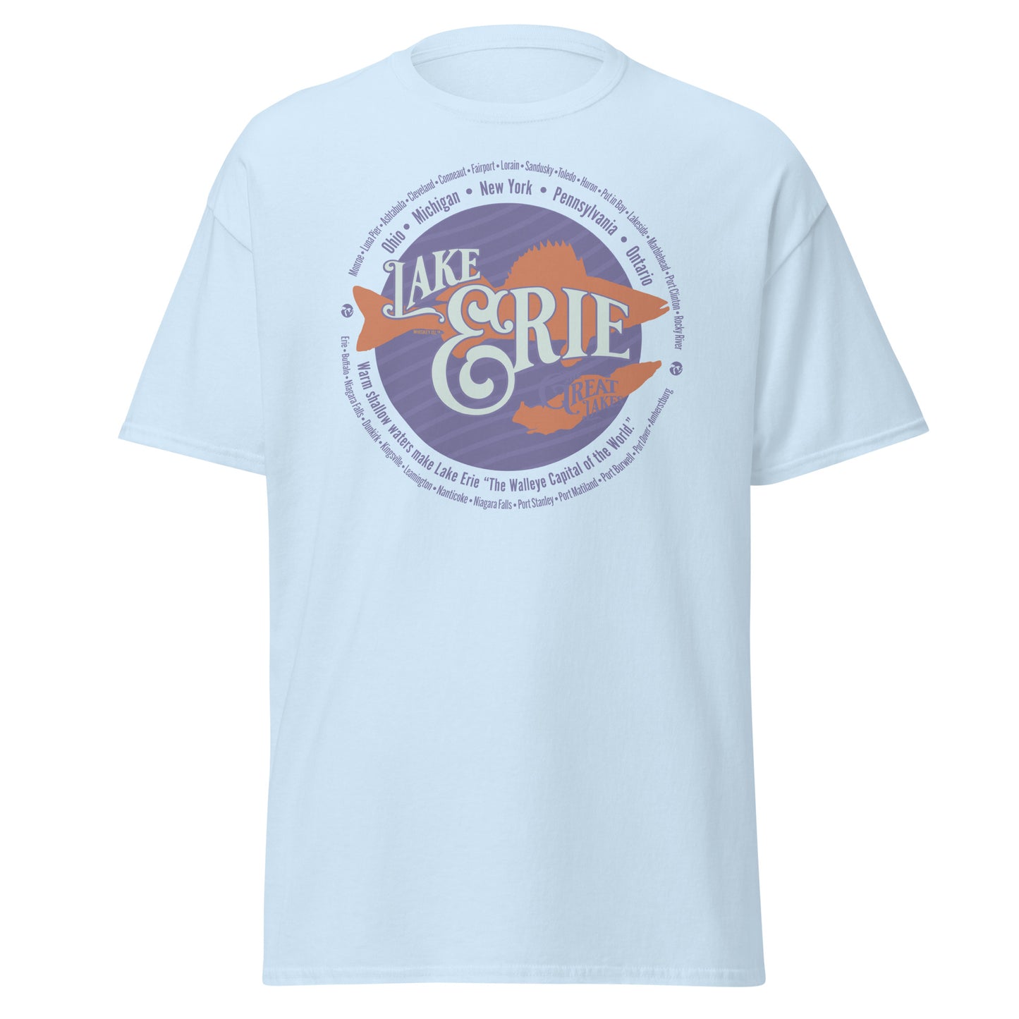 Lake Erie Walleye Capital of the World Men's classic tee