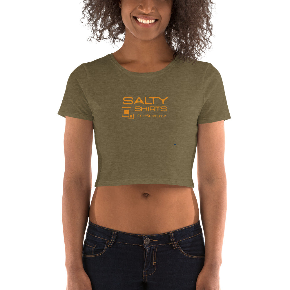 Salty Shirts™  Aloha Attitude, Women's Crop Tee