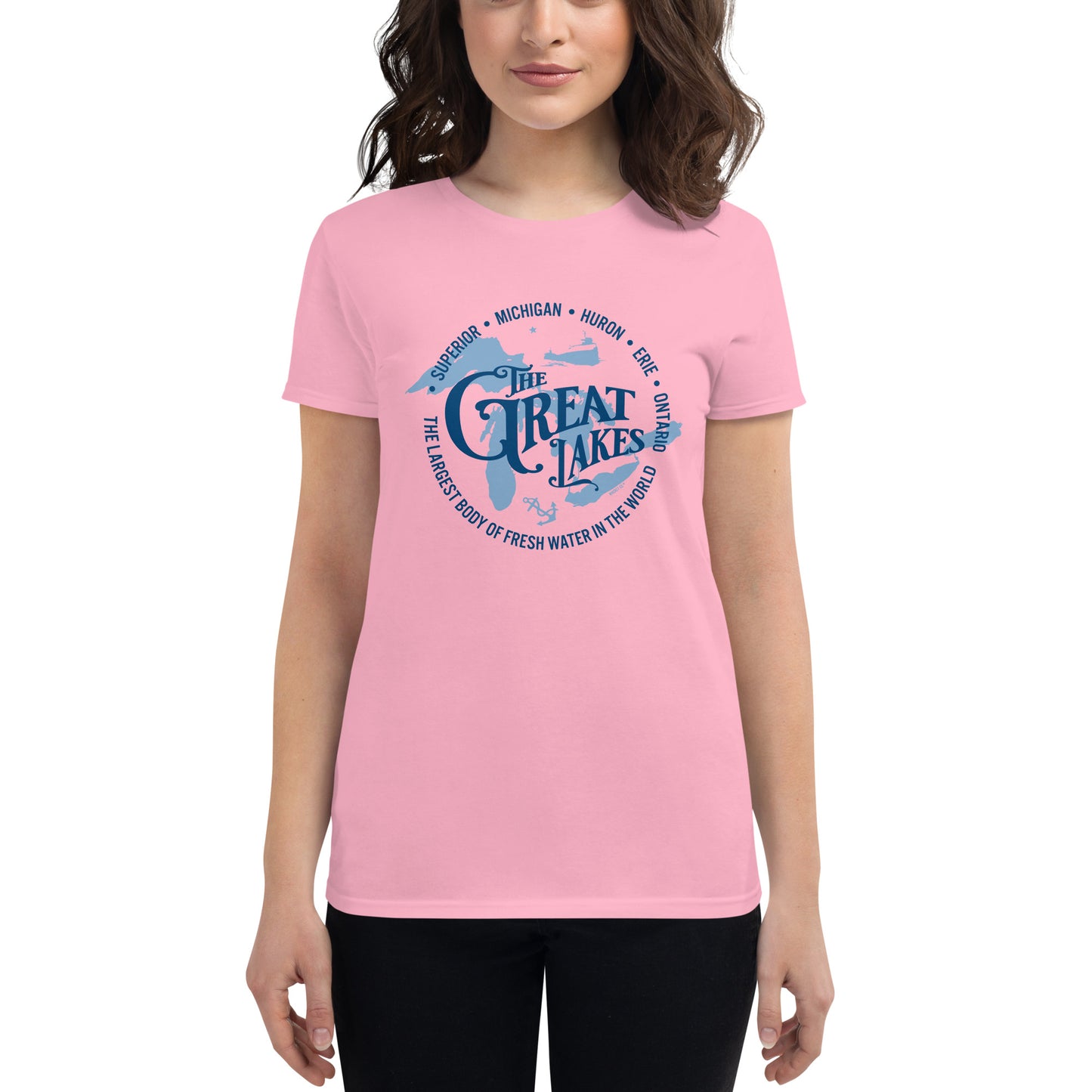 The Great Lakes: Women's short sleeve t-shirt